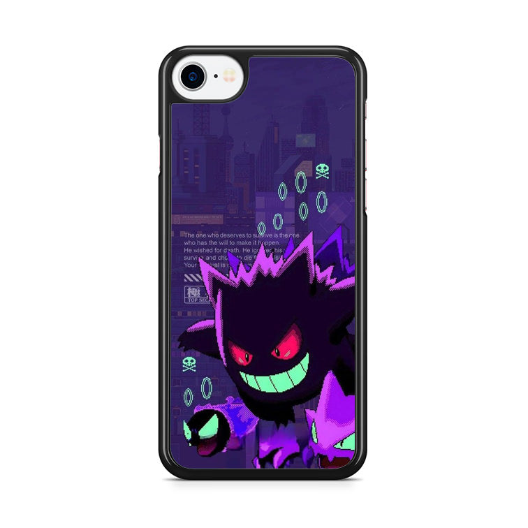 Gengar Pixel Art iPhone 7 Case