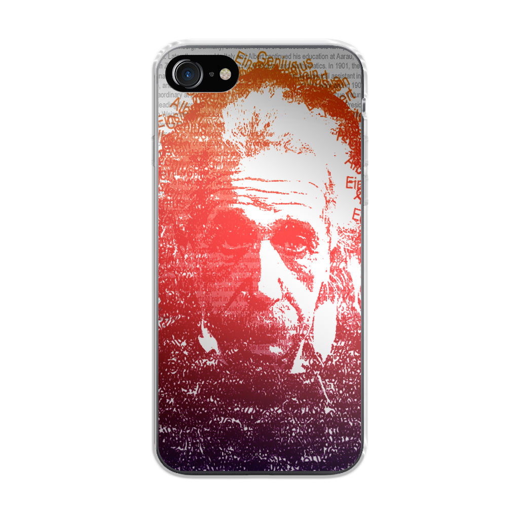 Albert Einstein Art iPhone 8 Case