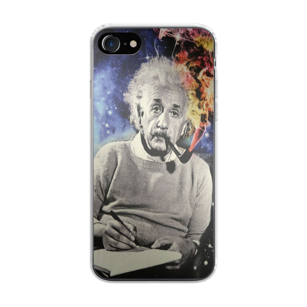 Albert Einstein Smoking iPhone 8 Case