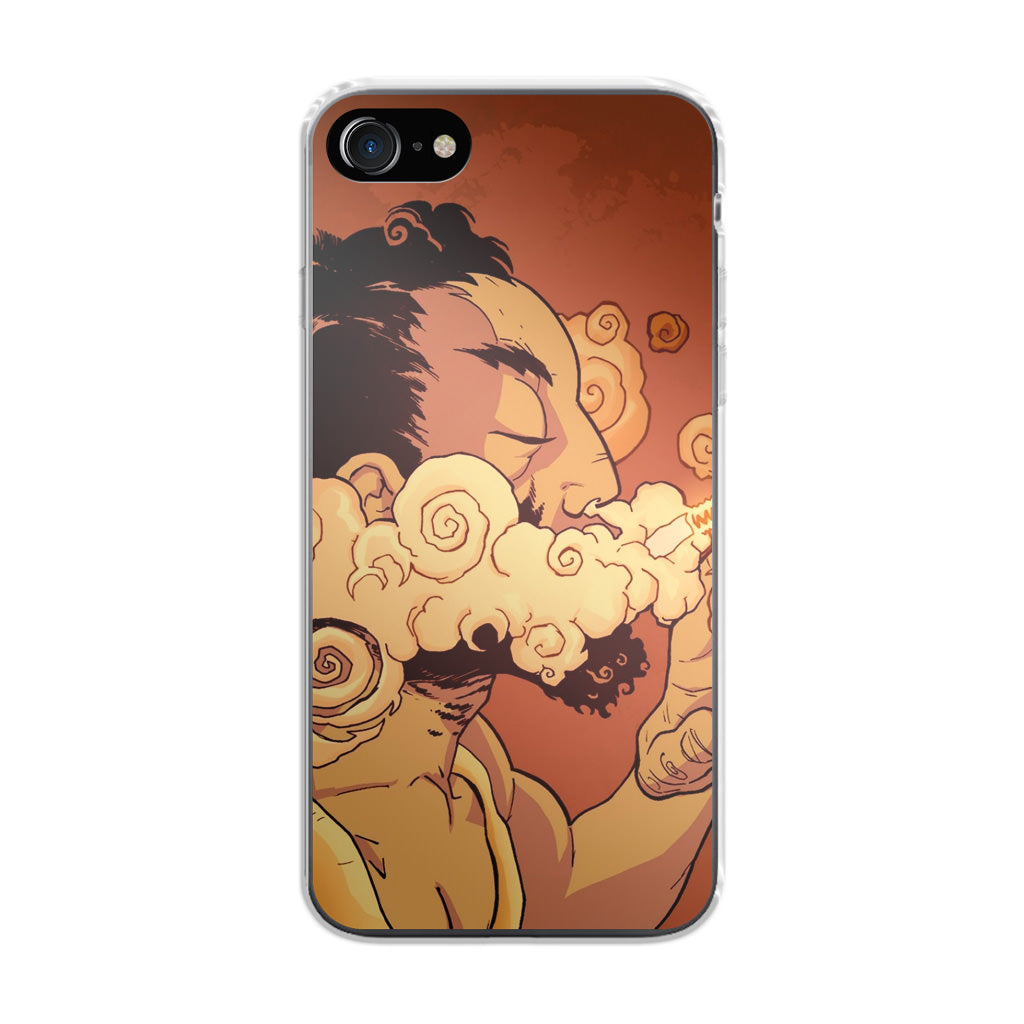 Artistic Psychedelic Smoke iPhone 7 Case