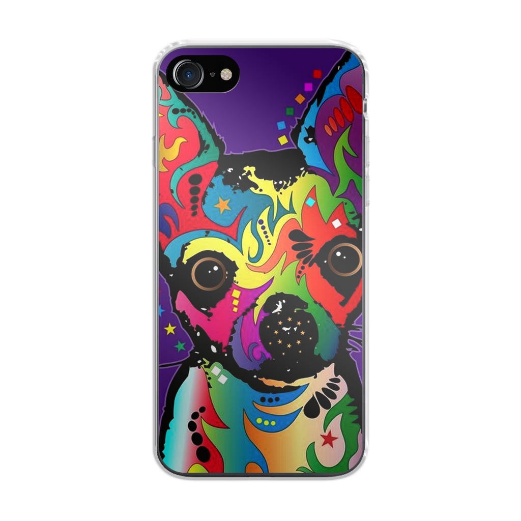 Colorful Chihuahua iPhone 7 Case