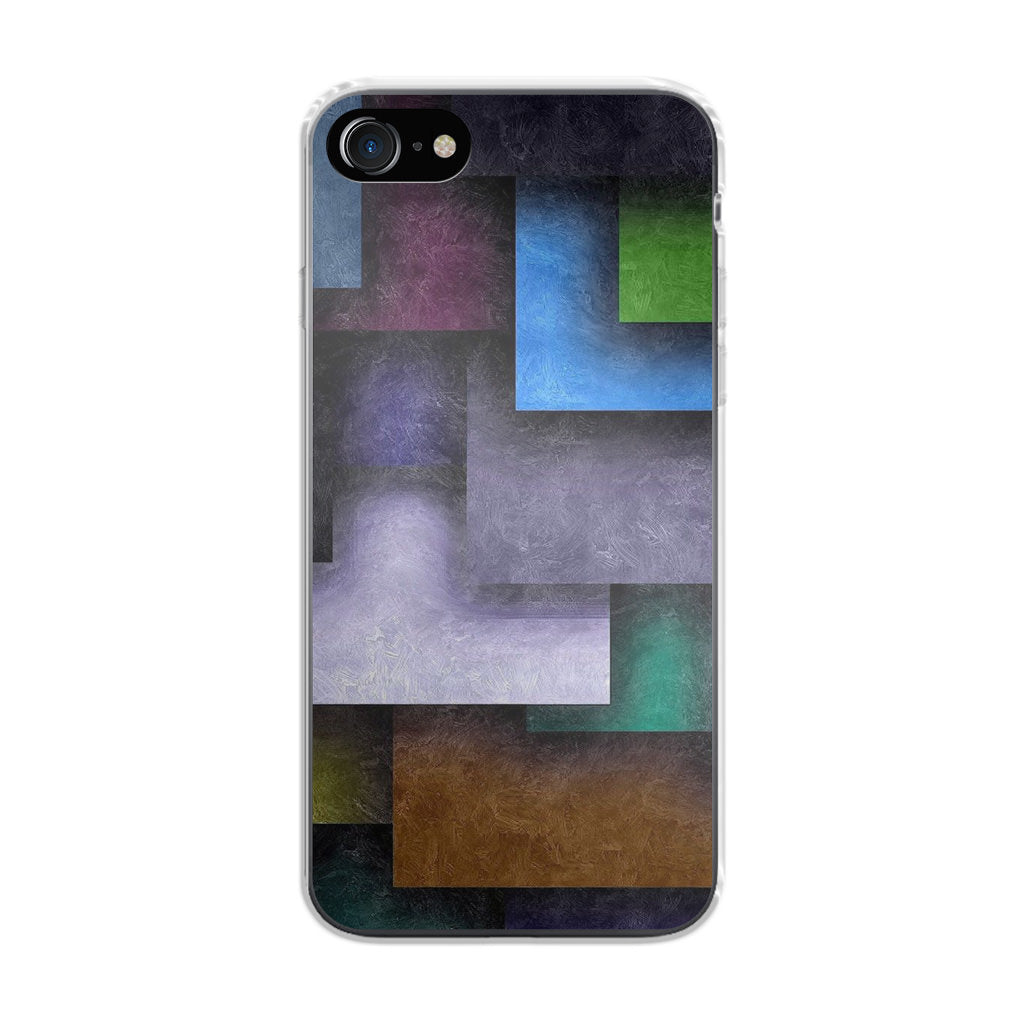 Colorful Rectangel Art iPhone 7 Case