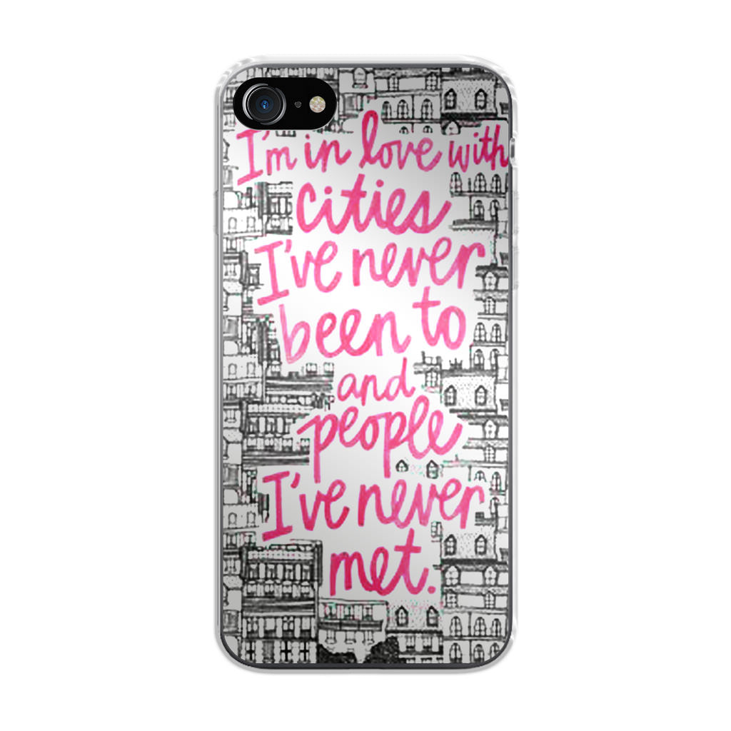 John Green Quotes I'm in Love With Cities iPhone 8 Case