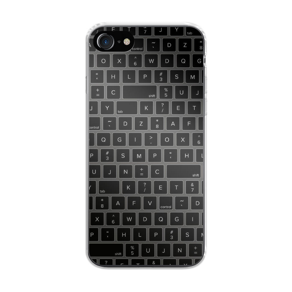 Keyboard Button iPhone 8 Case