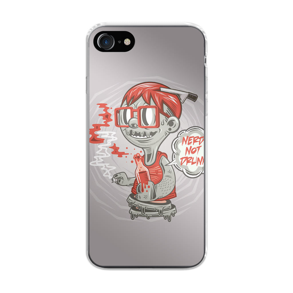 Nerd Not Drunk Zombie iPhone 8 Case