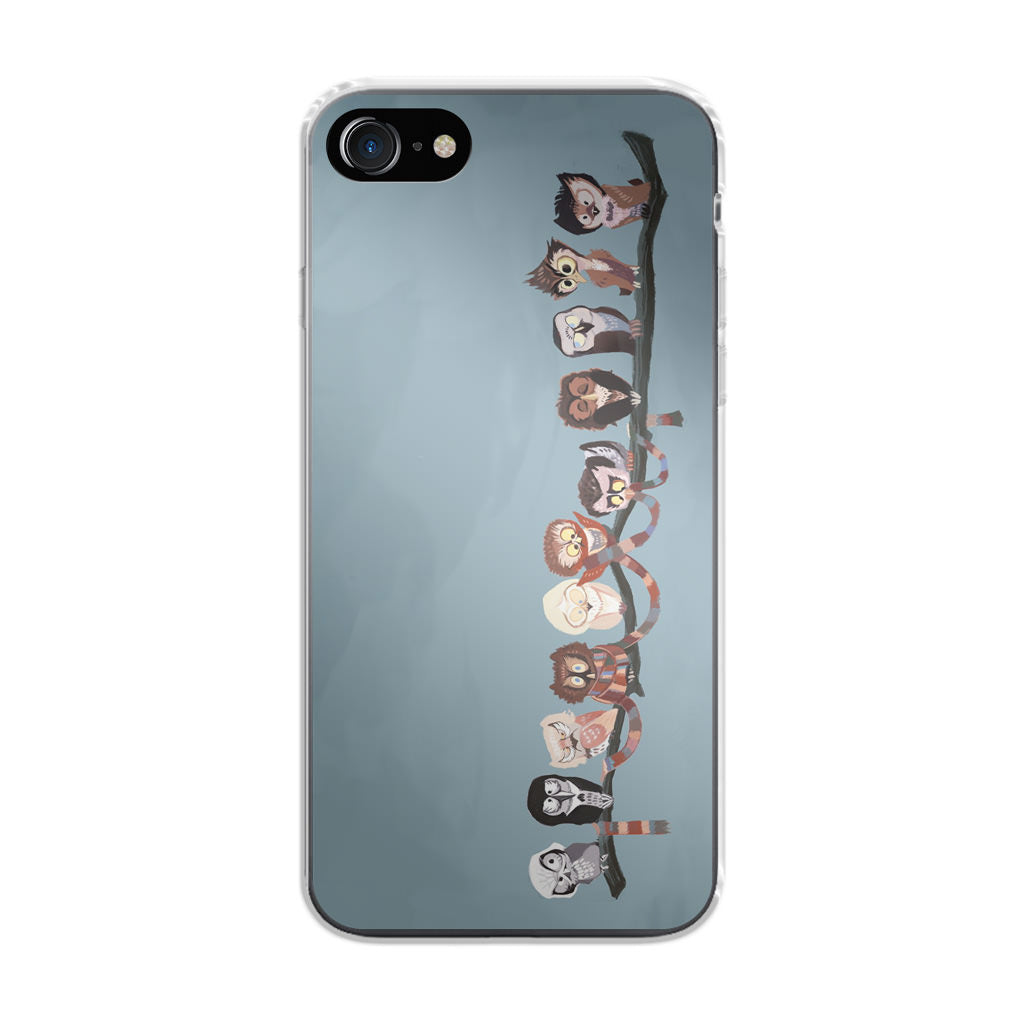 Owls on The Branch iPhone 7 Case