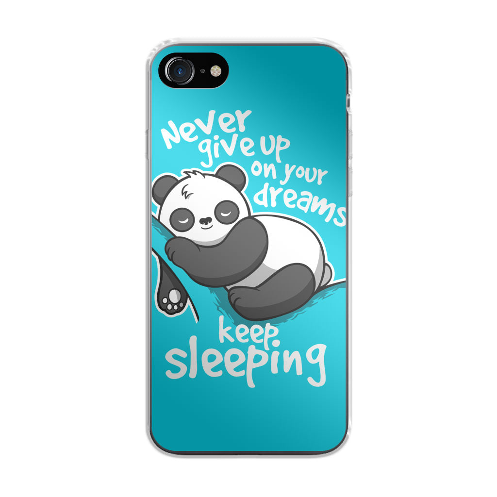 Panda Keep Sleeping iPhone 8 Case