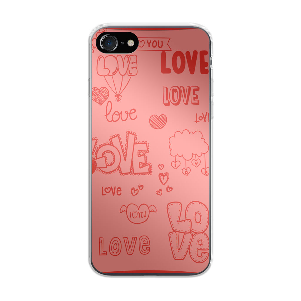 Pink Lover iPhone 8 Case