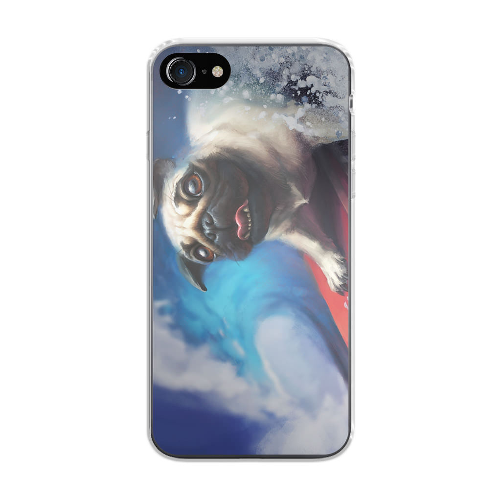 Pug Surfers iPhone 8 Case