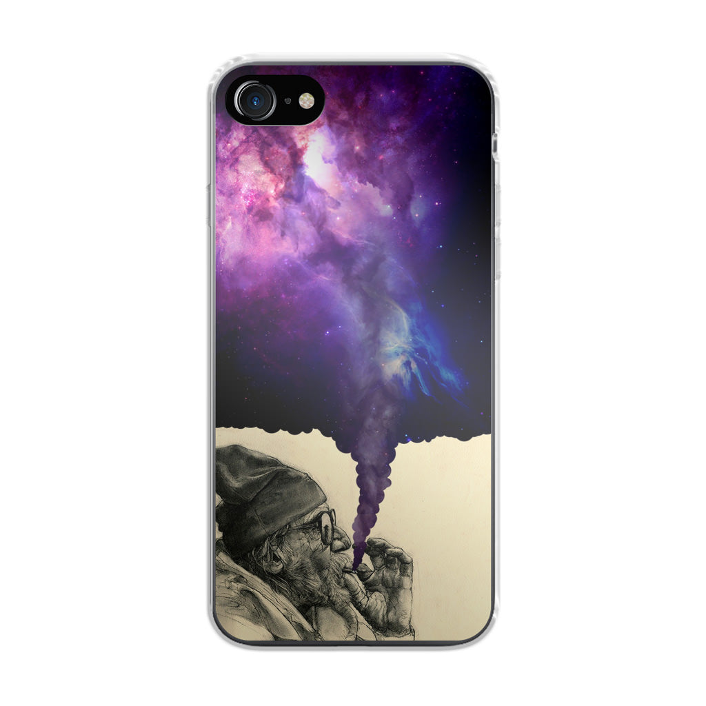 Smoking Galaxy iPhone 8 Case