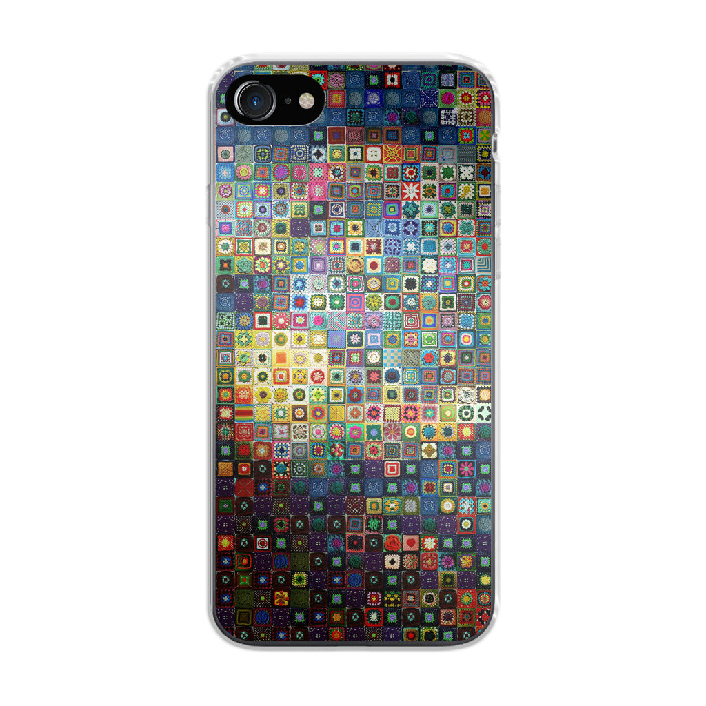 Starry Night Tiles iPhone 8 Case