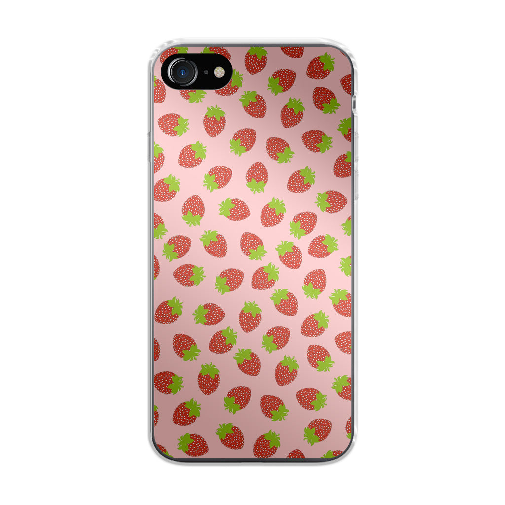 Strawberries Pattern iPhone 8 Case