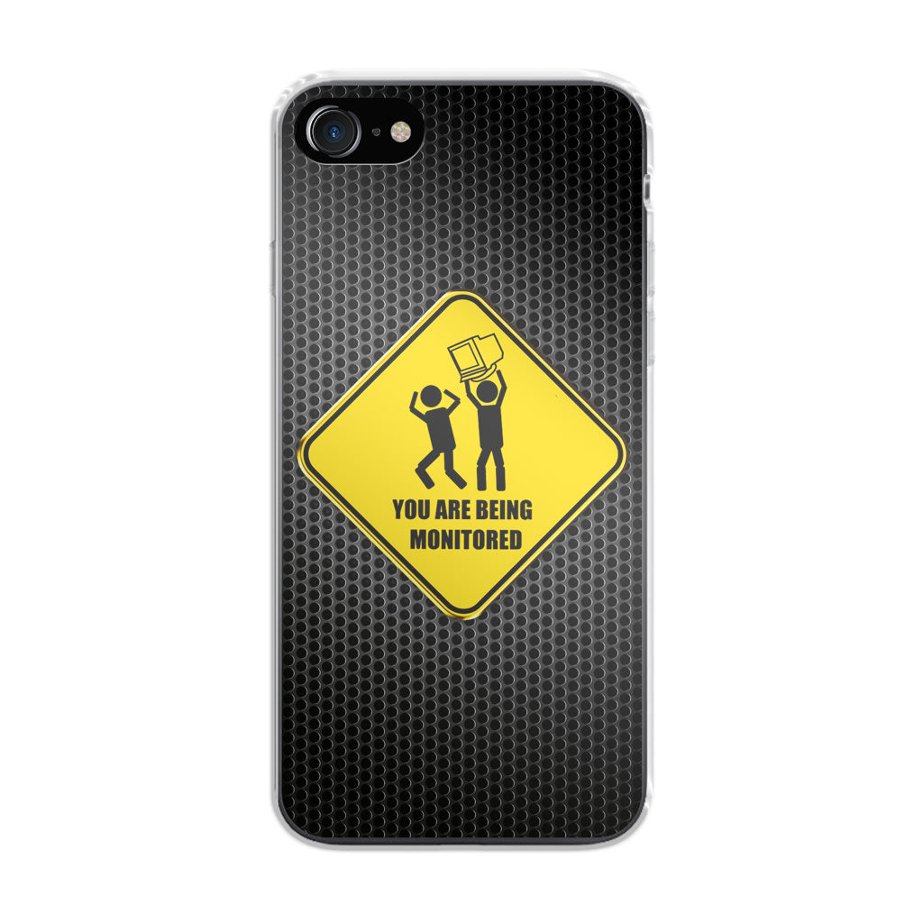 You Are Being Monitored iPhone 8 Case