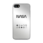 NASA Minimalist White iPhone SE 3rd Gen 2022 Case