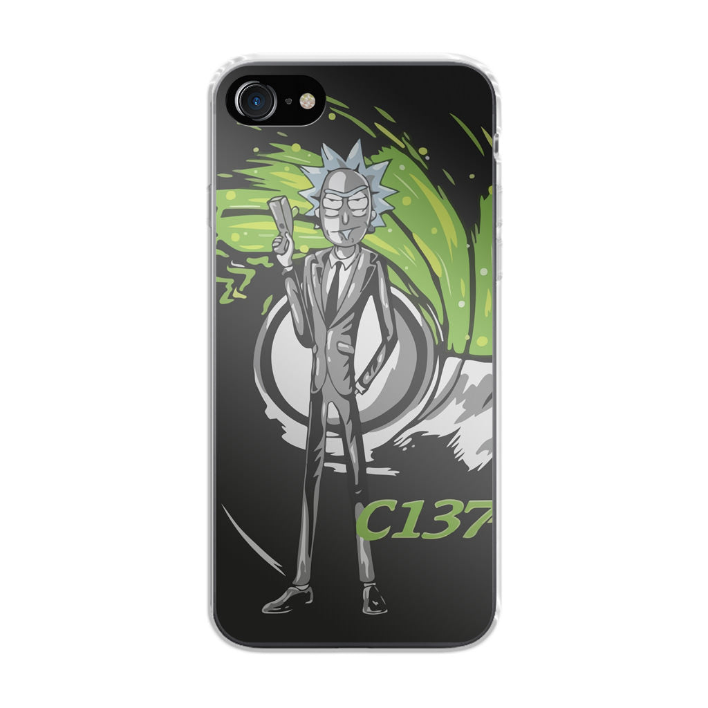 Rick Sanchez Agent C137 iPhone SE 3rd Gen 2022 Case