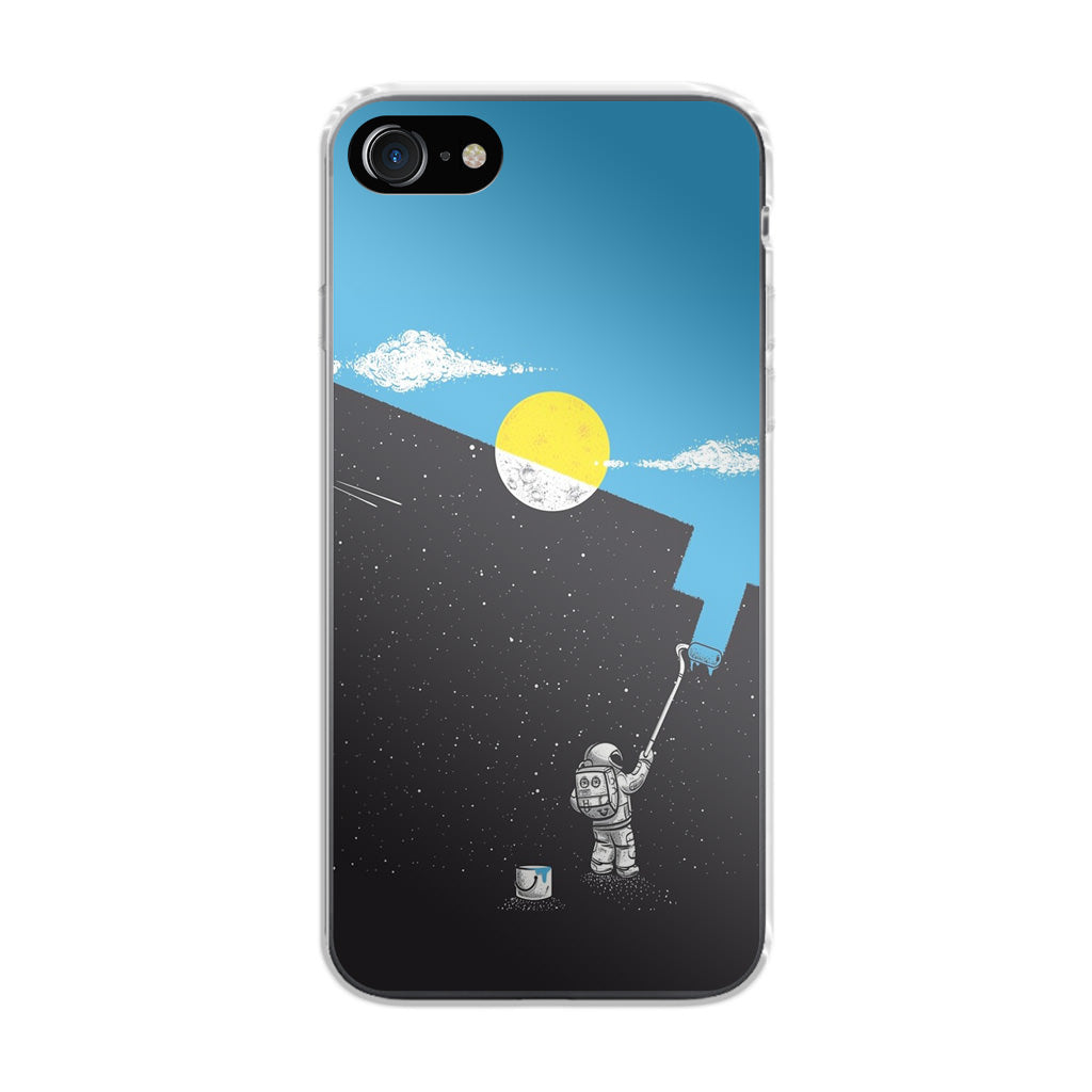 Space Paiting Day iPhone SE 3rd Gen 2022 Case