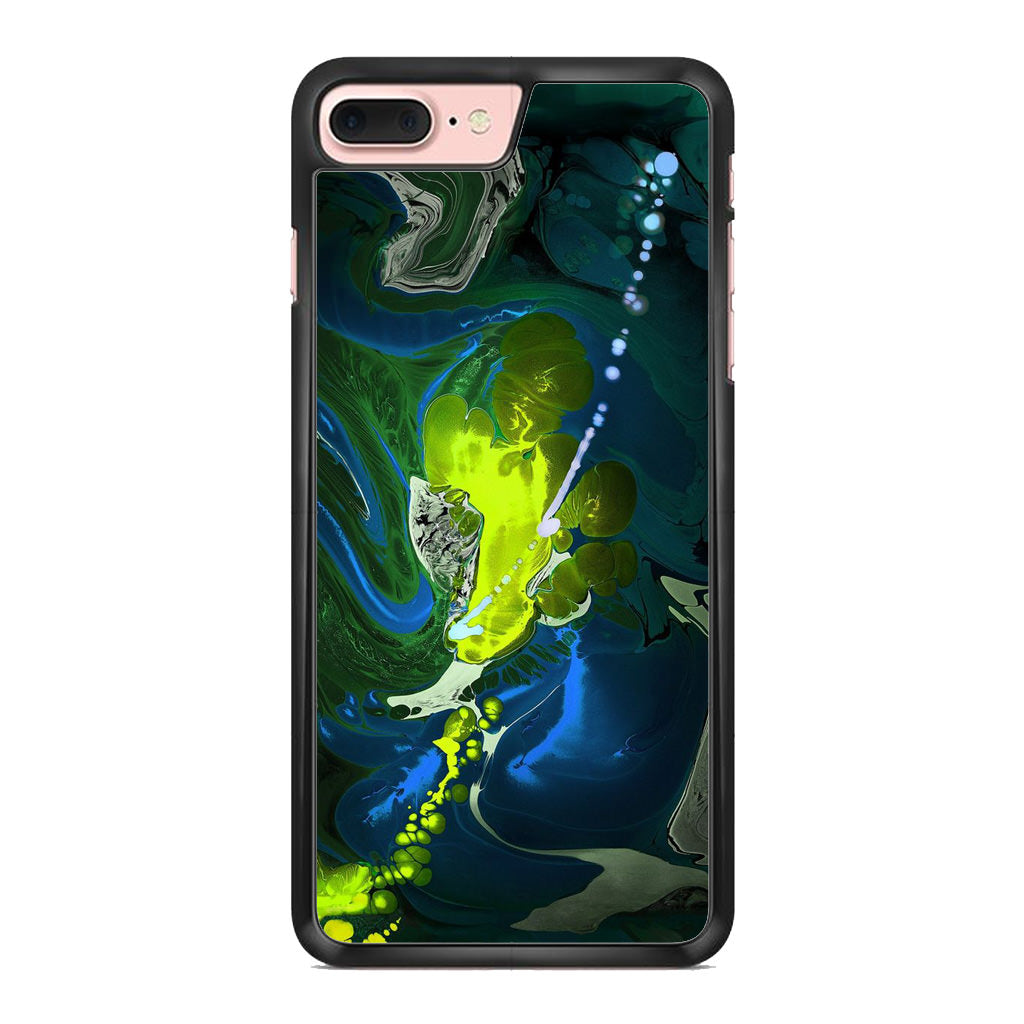 Abstract Green Blue Art iPhone 8 Plus Case