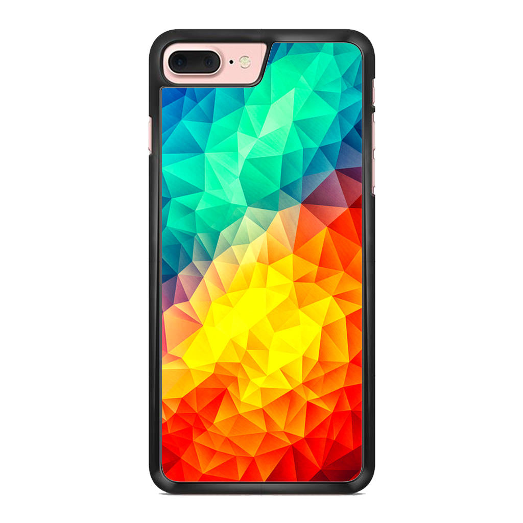 Abstract Multicolor Cubism Painting iPhone 8 Plus Case