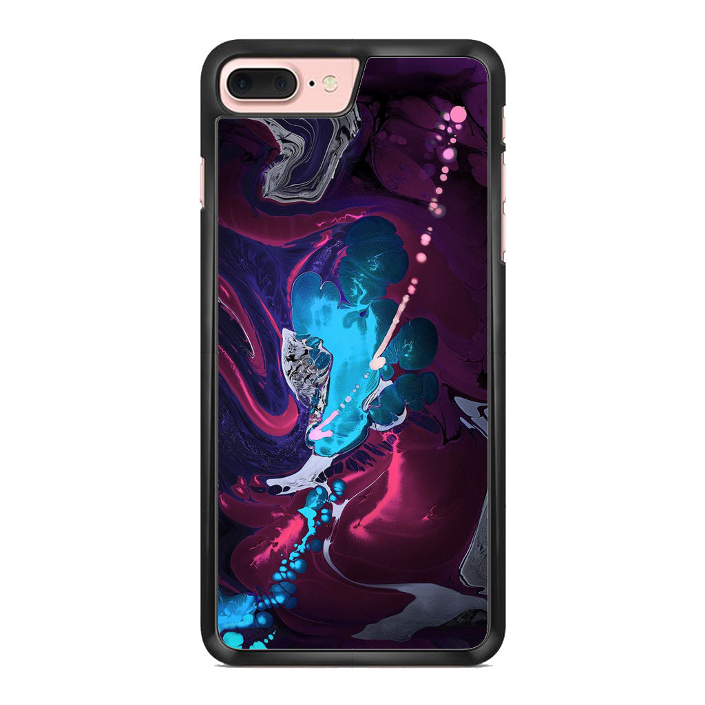 Abstract Purple Blue Art iPhone 7 Plus Case