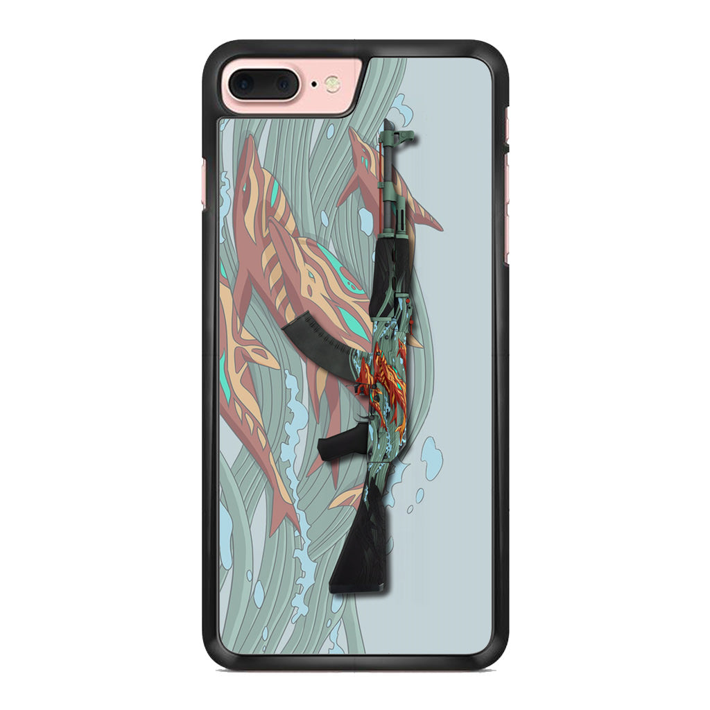 AK-47 Aquamarine Revenge iPhone 8 Plus Case