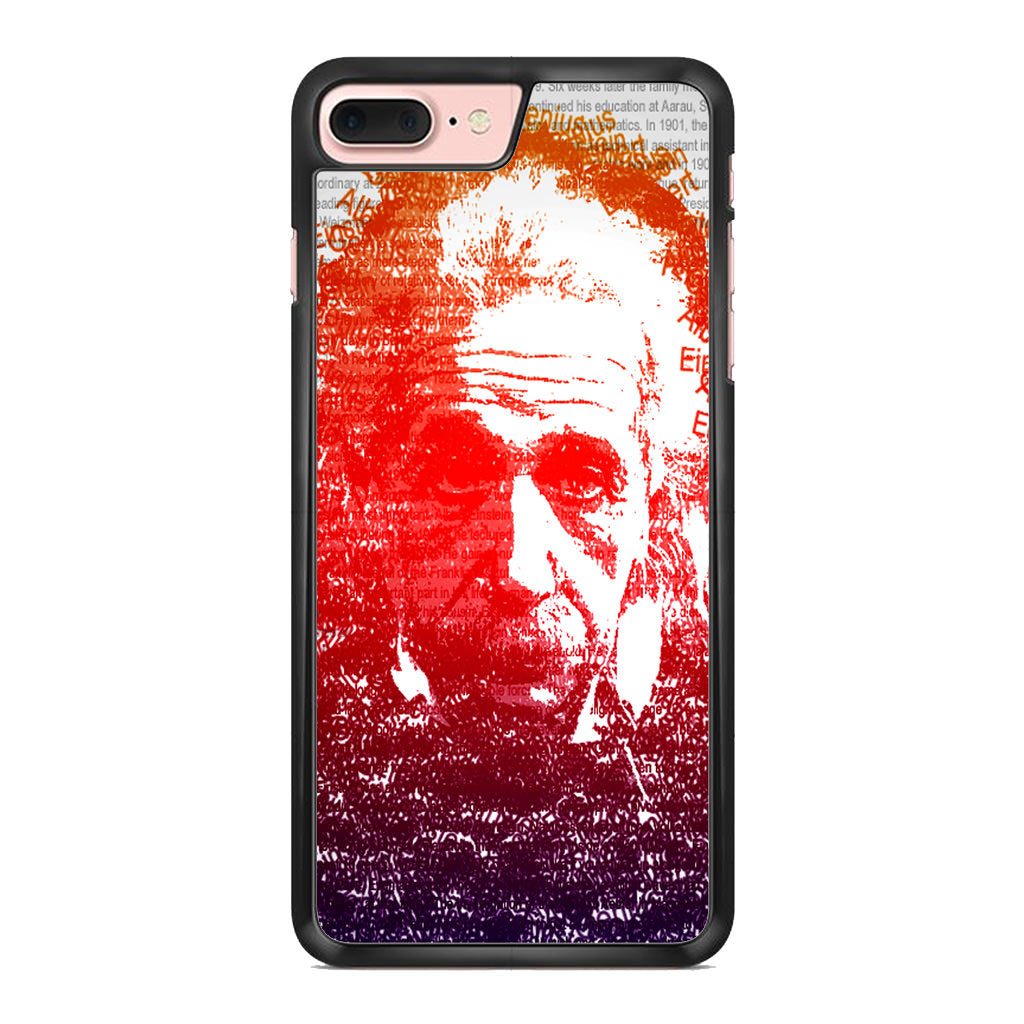 Albert Einstein Art iPhone 8 Plus Case