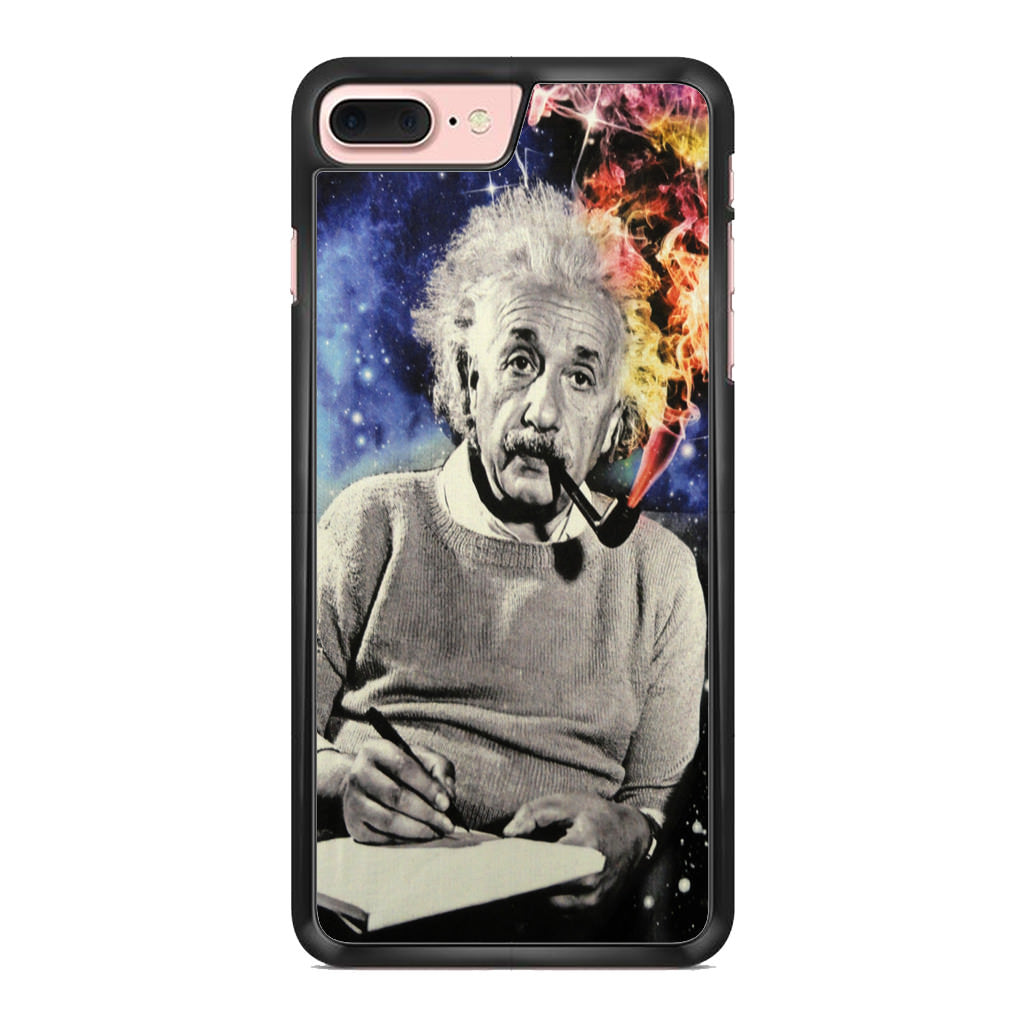 Albert Einstein Smoking iPhone 8 Plus Case