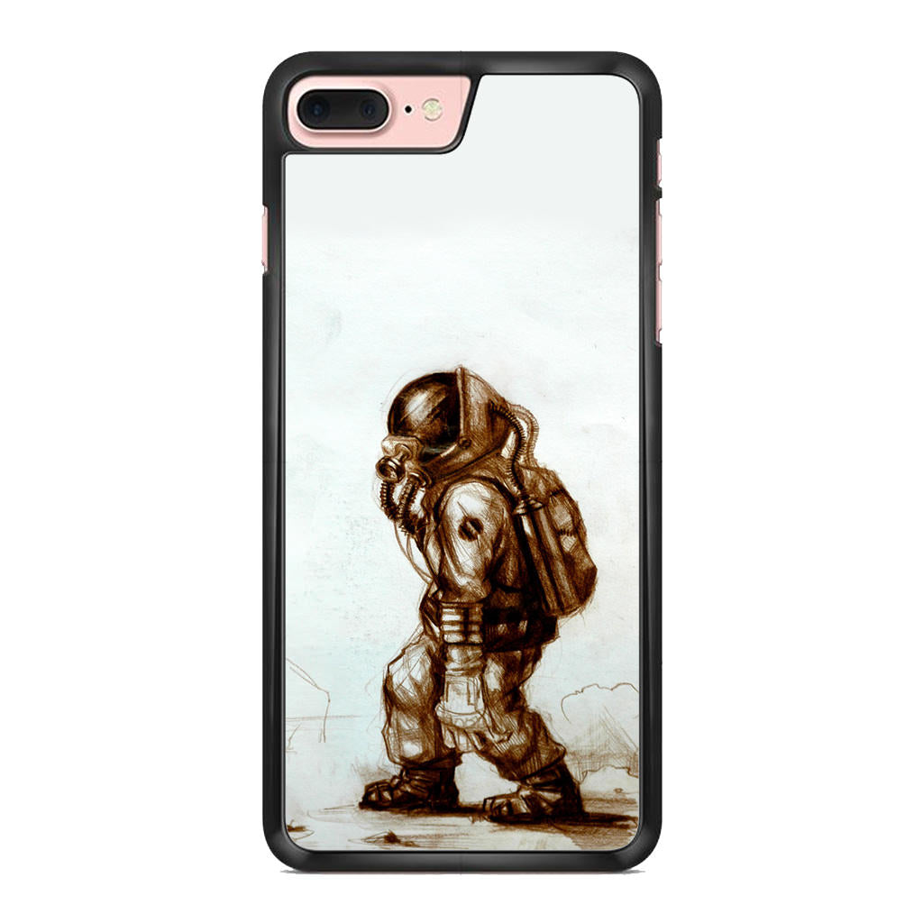 Astronaut Heavy Walk iPhone 8 Plus Case