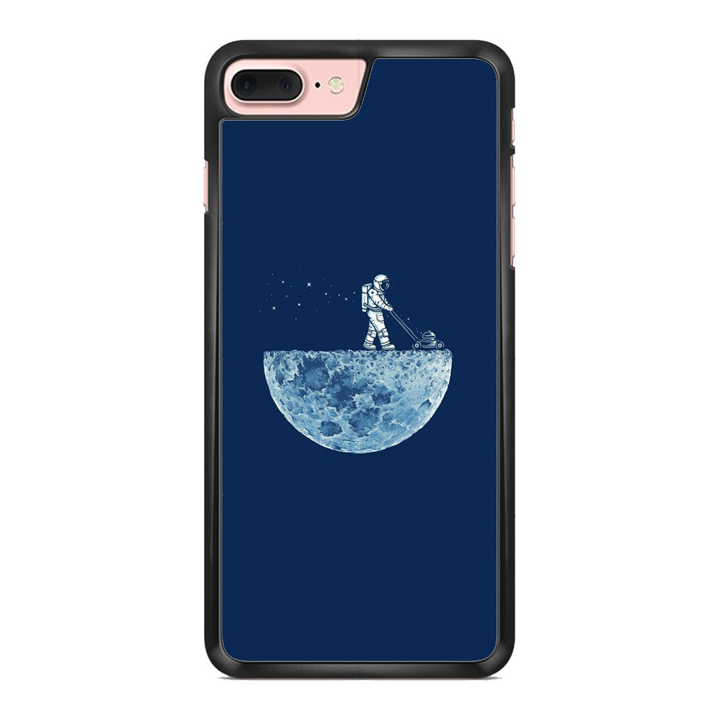 Astronaut Mowing The Moon iPhone 8 Plus Case