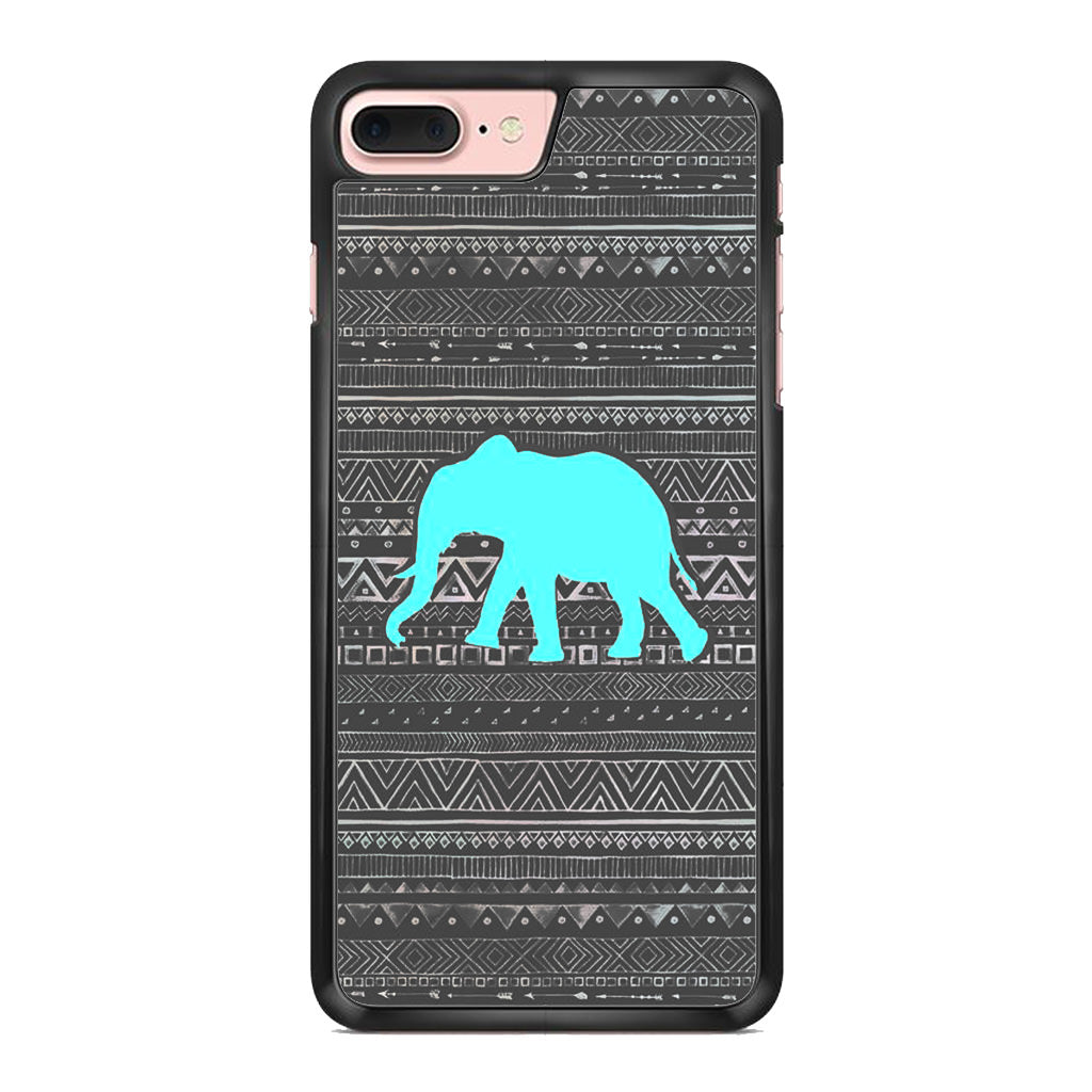 Aztec Elephant Turquoise iPhone 8 Plus Case