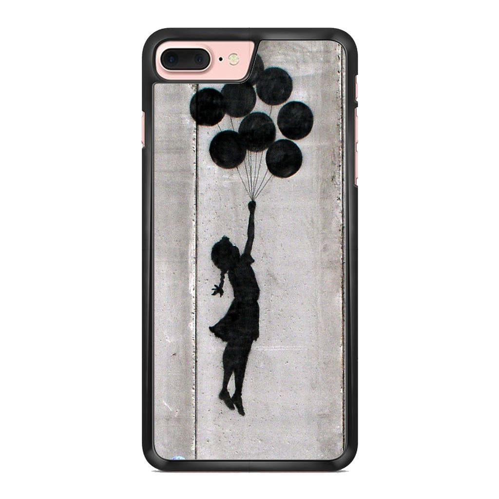 Banksy Girl With Balloons iPhone 8 Plus Case