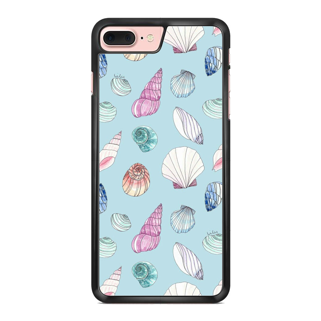 Beach Shells Pattern iPhone 8 Plus Case