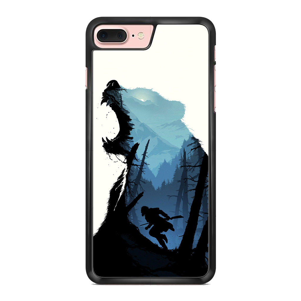 Bear Hunter Art iPhone 8 Plus Case