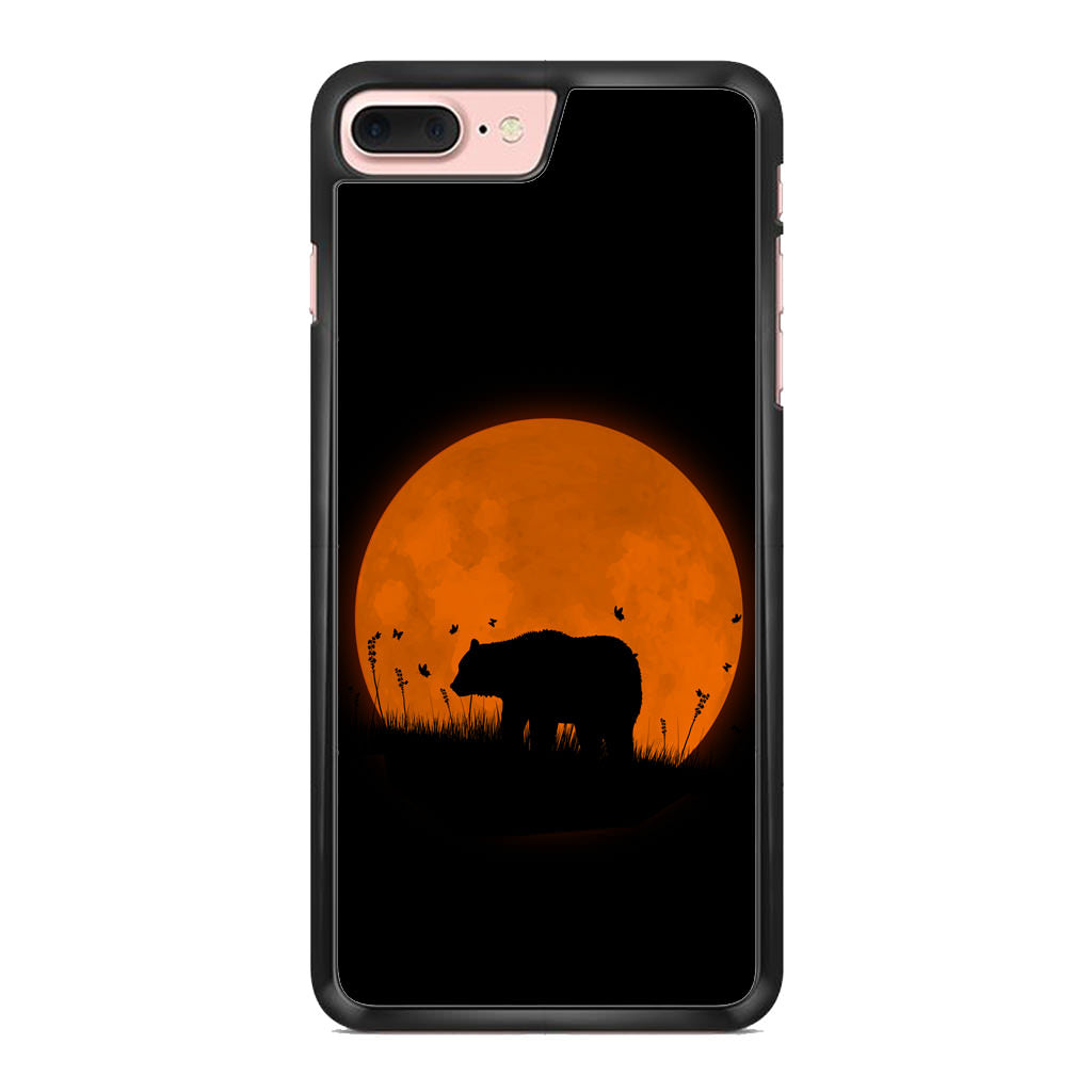 Bear Silhouette iPhone 8 Plus Case