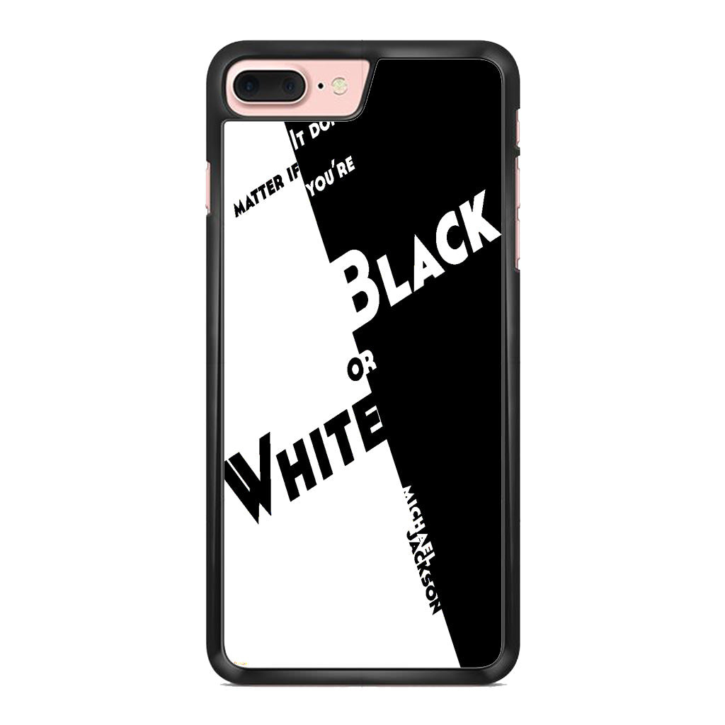 Black Or White Michael Jackson iPhone 8 Plus Case