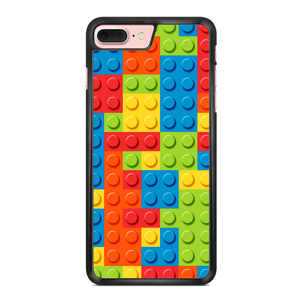 Blocks Rainbow Pattern iPhone 7 Plus Case