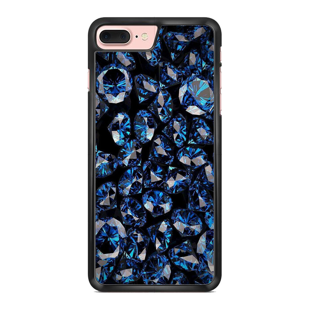 Blue Diamonds Pattern iPhone 8 Plus Case