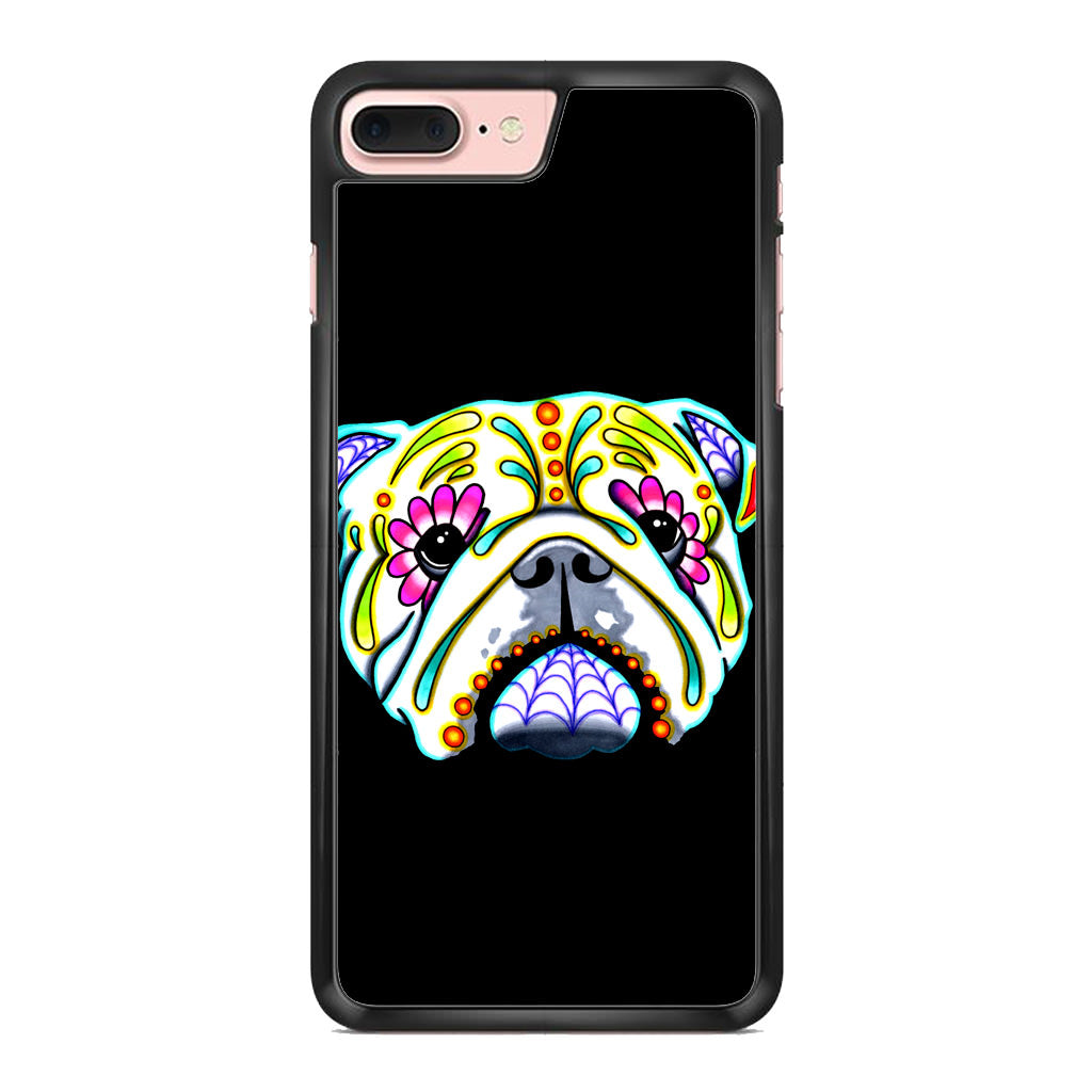 Colorful Bulldog Art iPhone 8 Plus Case