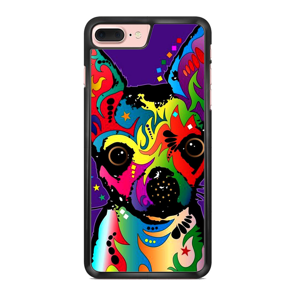 Colorful Chihuahua iPhone 8 Plus Case