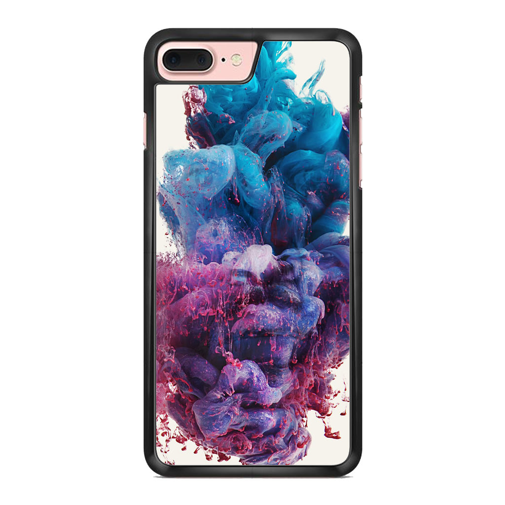 Colorful Dust Art on White iPhone 7 Plus Case