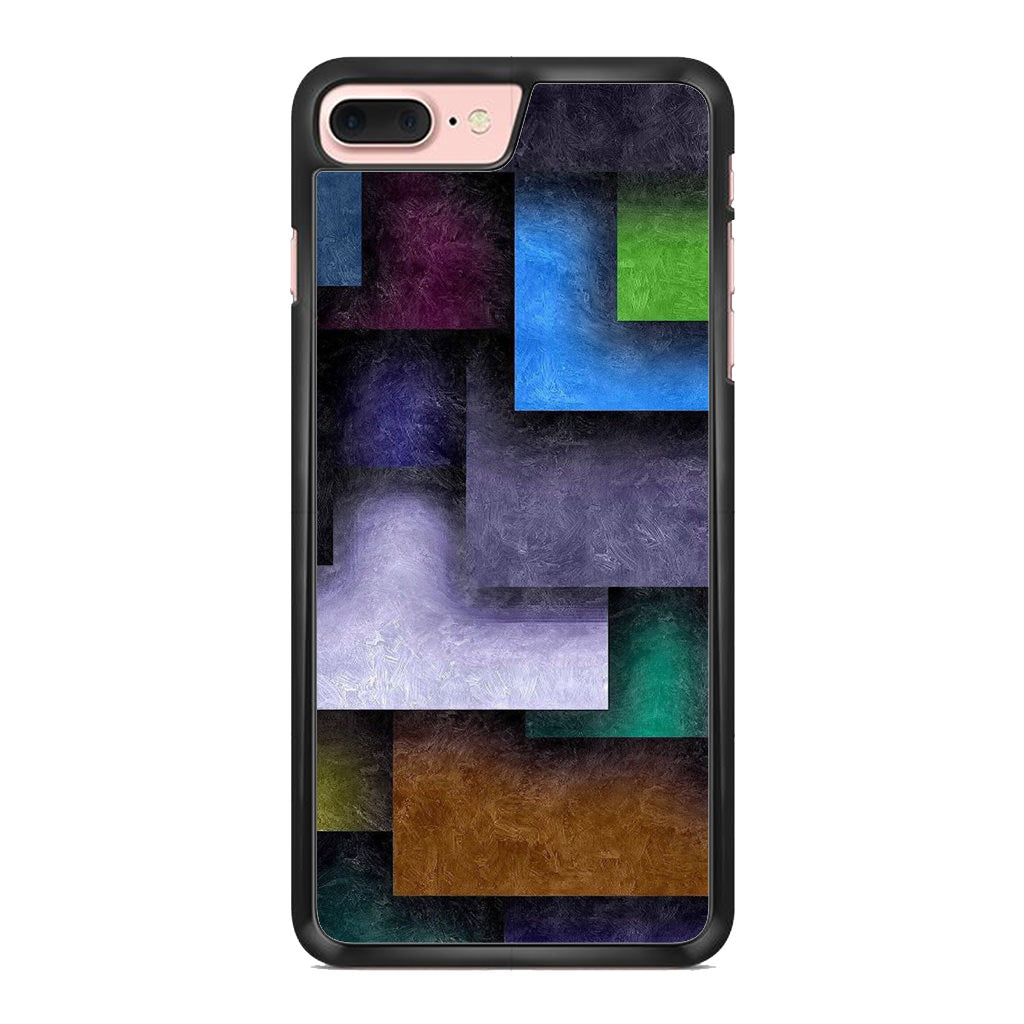 Colorful Rectangel Art iPhone 8 Plus Case