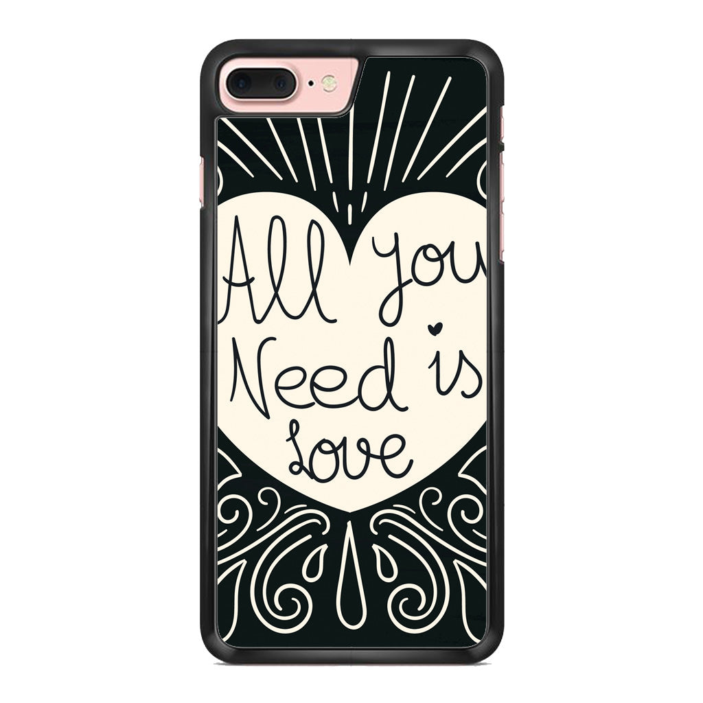 Drawn Love iPhone 8 Plus Case