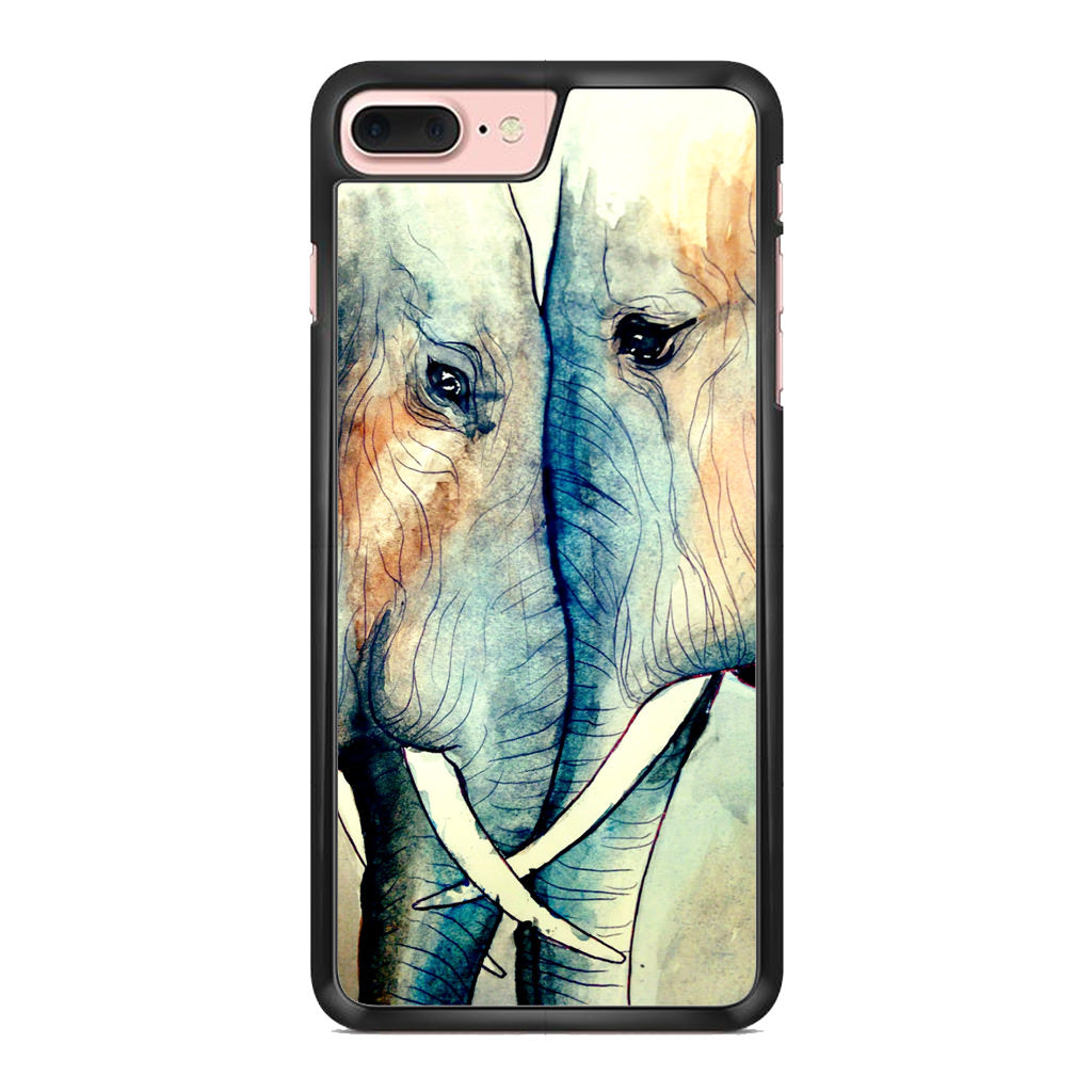 Elephants Sadness iPhone 8 Plus Case