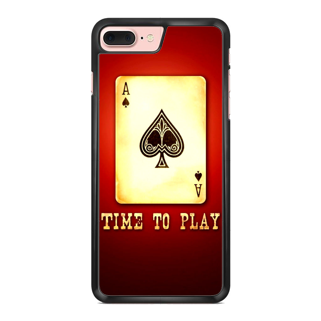 Game Card Time To Play iPhone 8 Plus Case