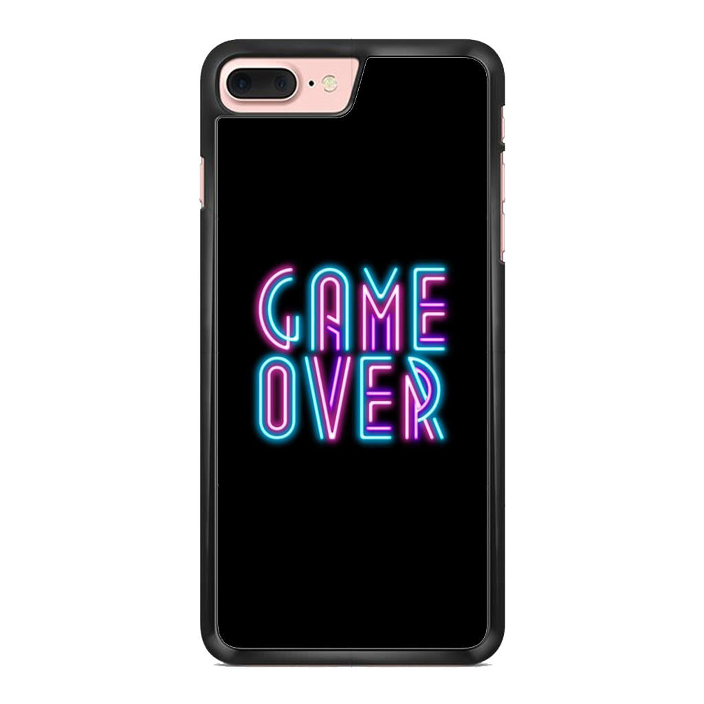 Game Over Neon iPhone 8 Plus Case