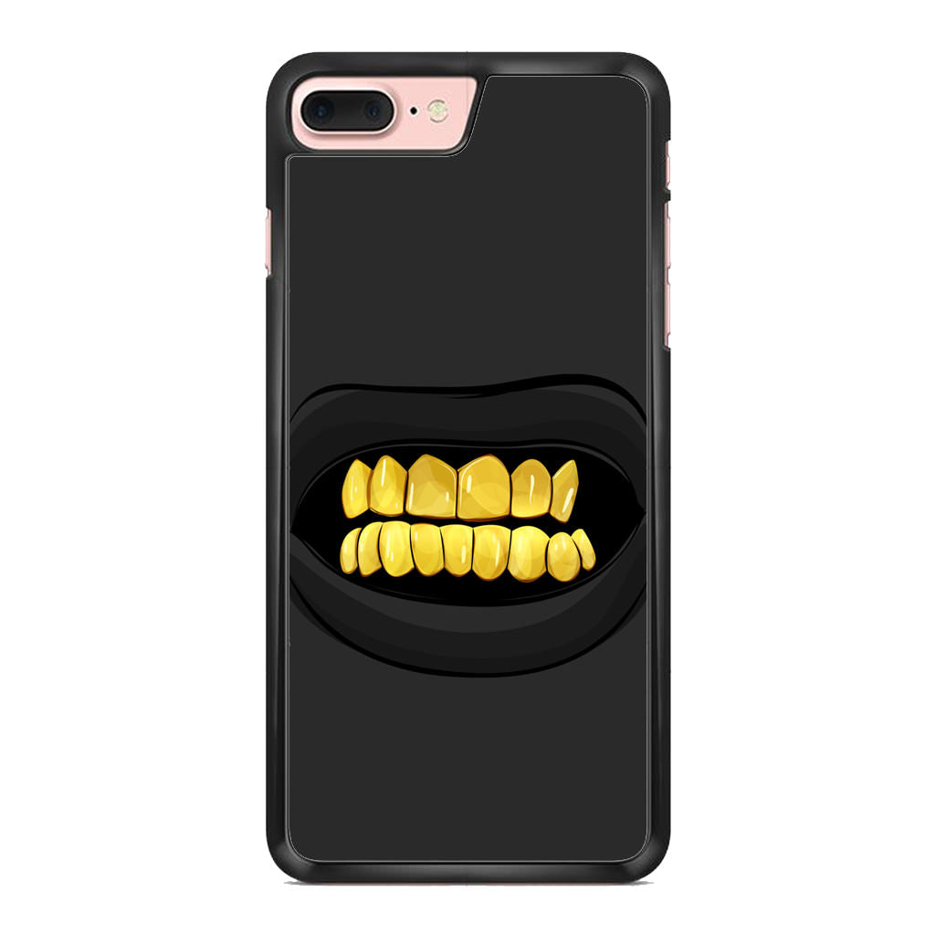 Gold Grillz iPhone 8 Plus Case