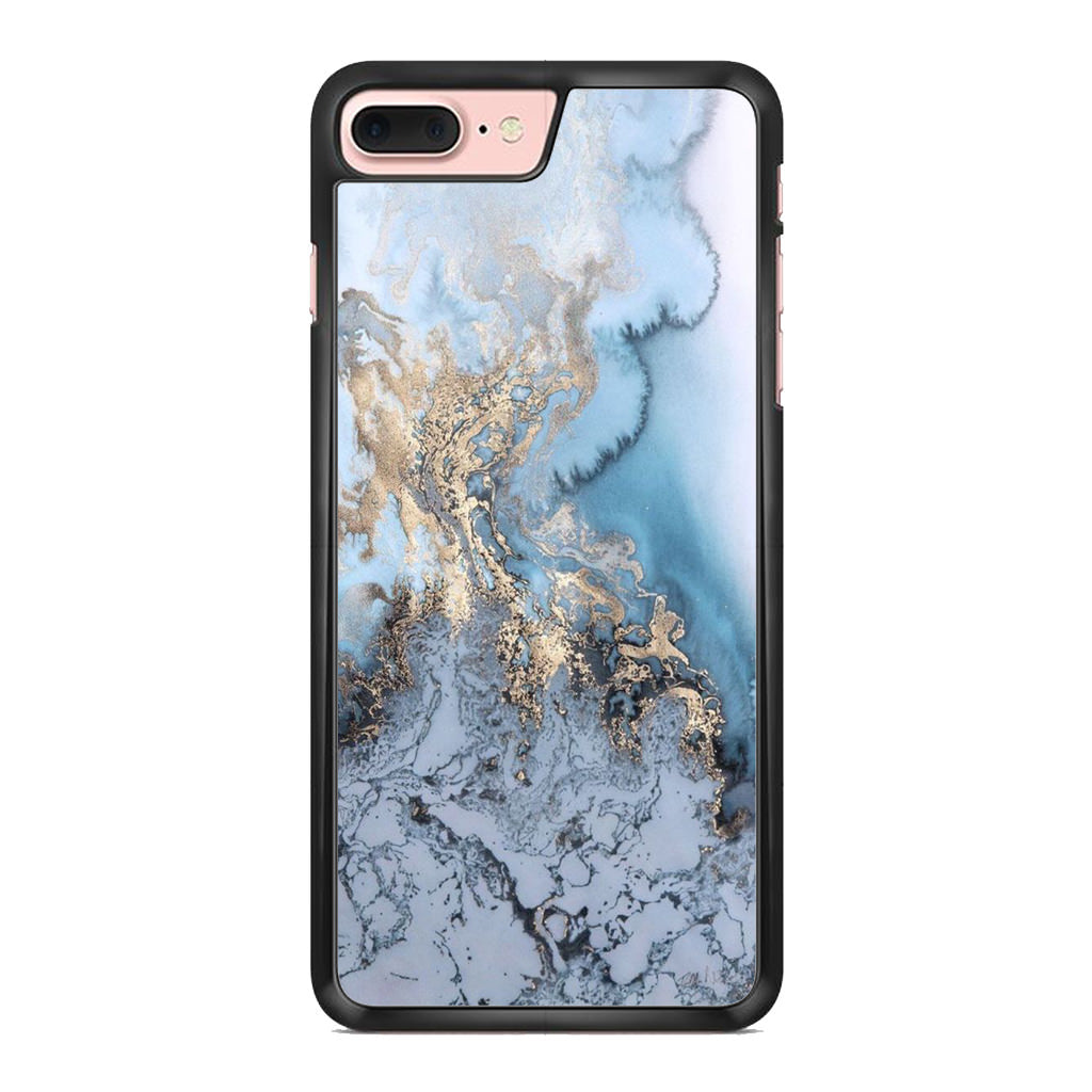 Golden Azure Marble iPhone 8 Plus Case