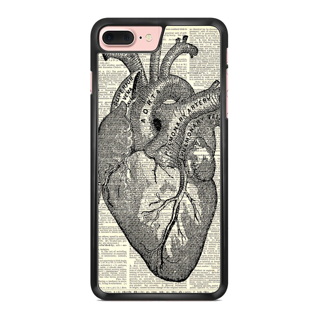 Heart Book Art iPhone 8 Plus Case