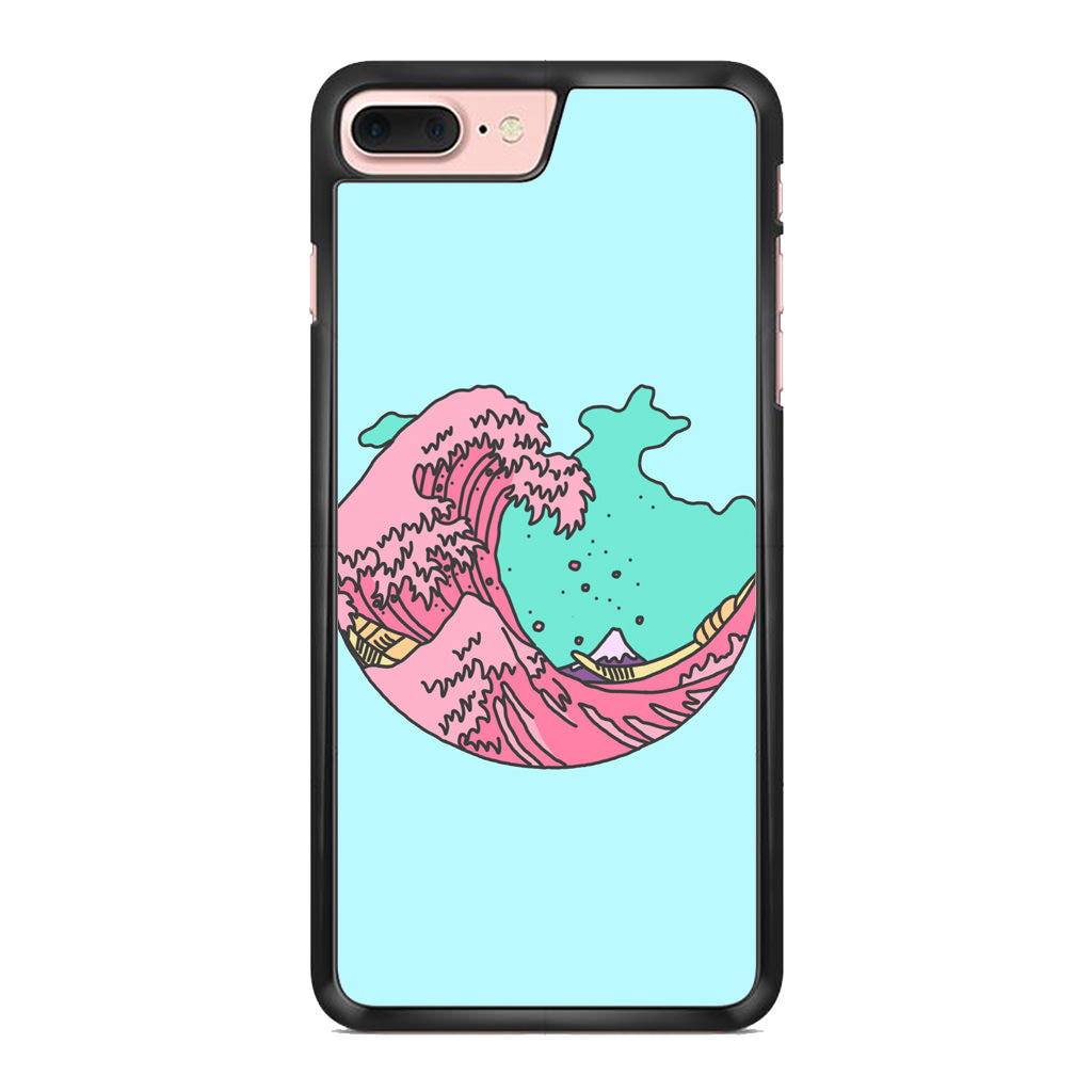 Japanese Pastel Wave iPhone 8 Plus Case