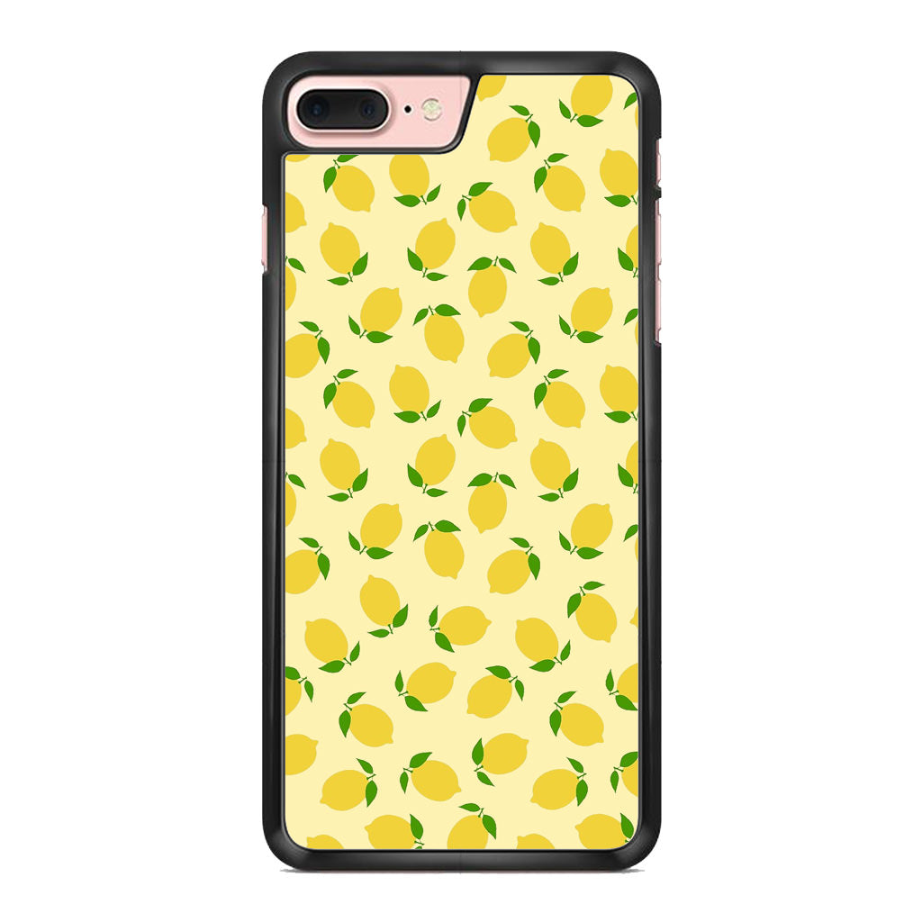 Lemons Fruit Pattern iPhone 7 Plus Case