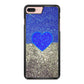 Love Glitter Blue and Grey iPhone 7 Plus Case